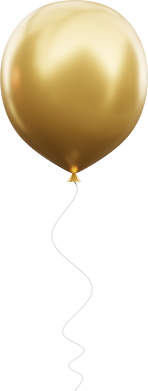 Metallic Gold Balloon